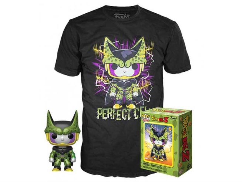 FUNKO ACTION FIGURES FUNKO POP & TEE DBZ PERFECT CELL S FUNKO ACTION FIGURES FUNKO POP & TEE DBZ PERFECT CELL S